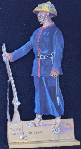 Figurine de soldat du Tonkin