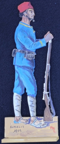 Figurine de soldat somalis