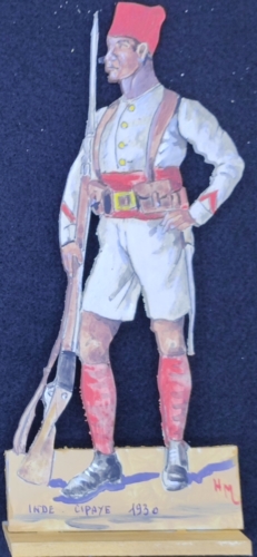 Figurine de soldat d'Inde