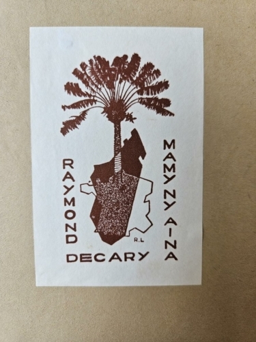 Ex-libris-Raymond-Decary-1
